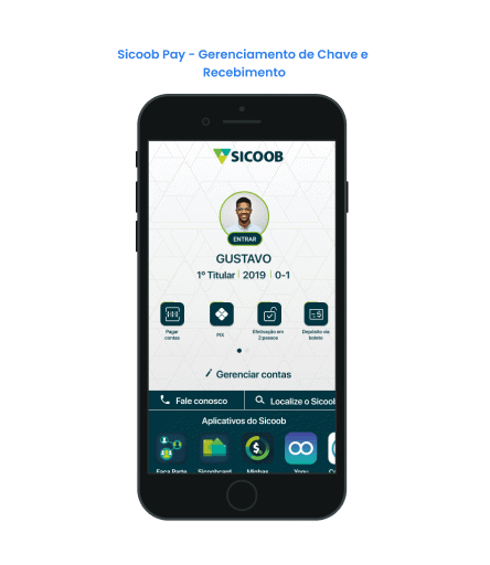 Sicoob Pay — Gerenciamento de Chave e Recebimento
